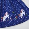 Unicorn Princess Short Sleeve Cotton Dress for Girls - Summer Wear
