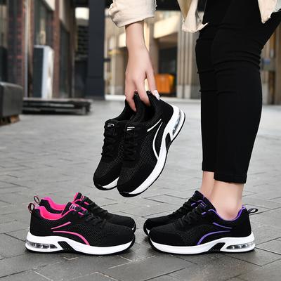 Atmungsaktive Mesh-Sportschuhe Damen Luftpolster Stoßdämpfung Damenschuhe Mittelalterliche und ältere Mütter Mesh Luftpolster Walking-Schuhe leicht