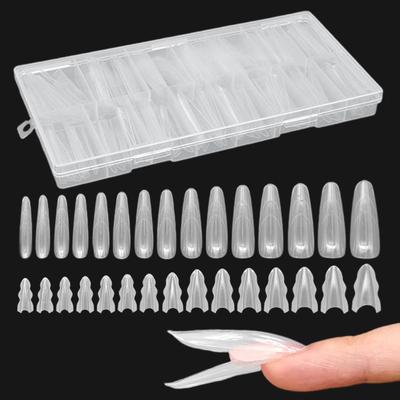 False Nail Tips Top Form Full Cover Extension Upper Mold Nail Acrylic Quick Building Gel Mold Extension False Nail Tips Top Form