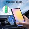 For Samsung Galaxy A25 5G (Global) (161.0 X 76.5 X 8.3mm) Leather Back Case Compatible with MagSafe Skin-touch Phone Cover