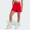 Adidas Logo Letter Embroidery Stripe Casual Shorts Women Bottoms Crimson IY7207