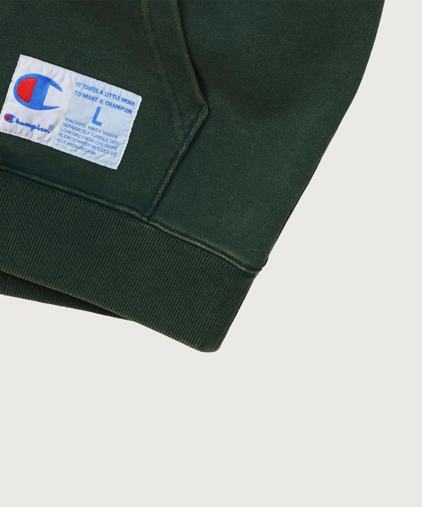 Jogtag Authentic Logo Oversized Hoodie Dark Green
