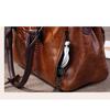 Vintage Chinese Style Shoulder Crossbody Bags for Women Embossing Print Tote Bags Large Capacity Multi-Pocket Soft Handbags