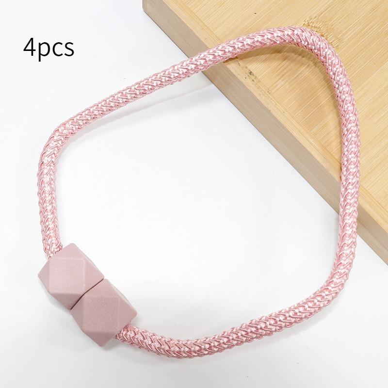 

4pcs Modern Minimalist Cube Curtain Ties with Clip Design Elegant for Bedroom Living Room Kitchen Clearance