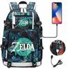 69 Game Print Teen Student Backpack Large Capacity Casual Travel Daypack for Boys and Girls