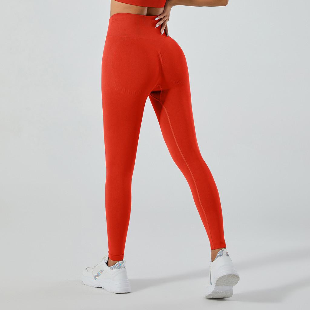Seamless Yoga Pants For Women High Waist Tummy Control Sport Leggings For Running Fitness
