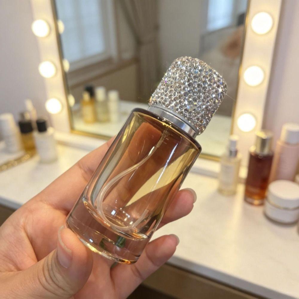 30ML Rhinestone Perfume Bottle Creative Refillable Spray Bottle  Travel Supply