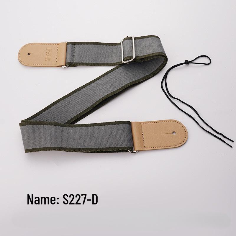 Ethnic Embroidered Electric Guitar & Bass Strap, Widened PP Shoulder Design