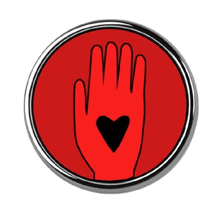 

Ceasefire Button Pin Metal Brooch Jewelry Collar Badge for Clothing Accessories 1