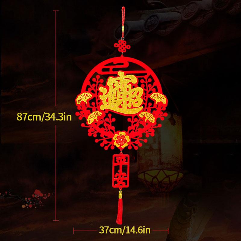 2025 New Year Decorations Tassel Pendant Spring Festival Hanging Ornaments Outdoor Home Decoration Lunar New Year Supplies