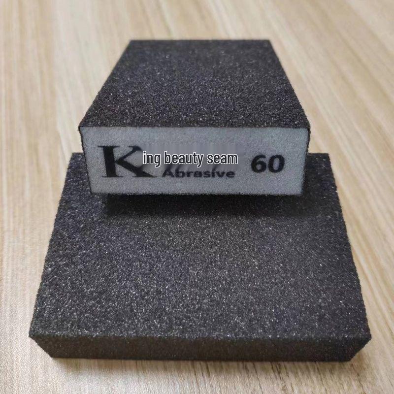 Diamond Grit Caulk & Tile Cleaning Tool - Wear-Resistant Sponge Sanding Block