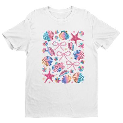 SeaShell Shirt, Beach T-Shirt, Summer Woman Shirt, Aesthetic Shirt, Ocean Lover