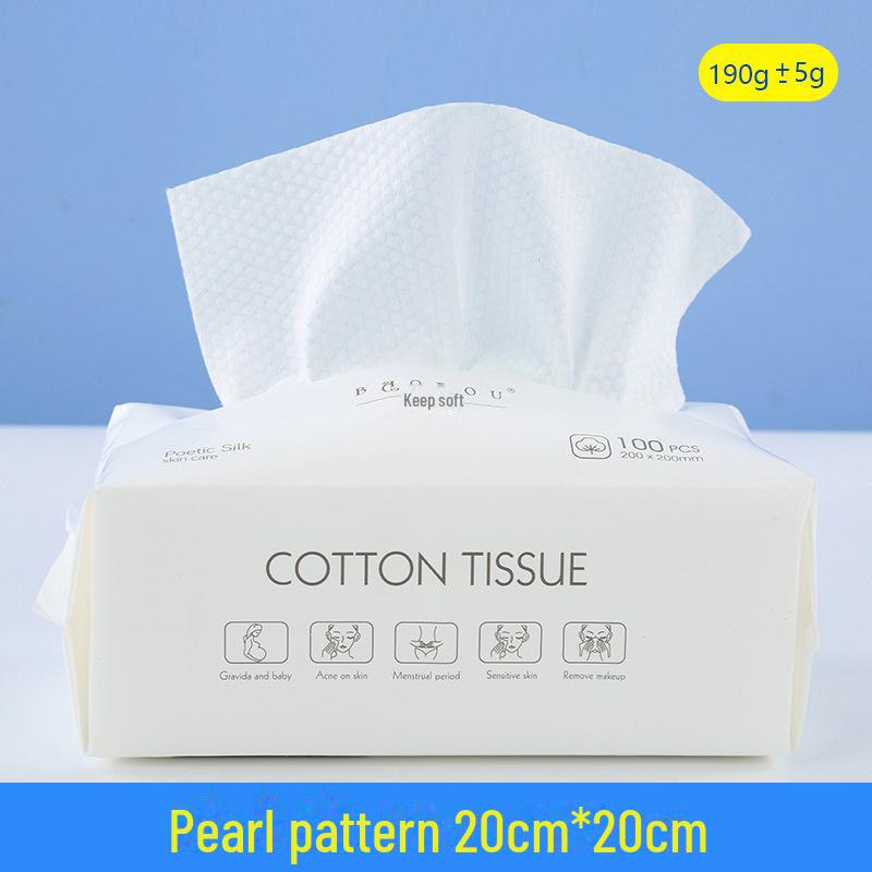 Li Jiaqi Soft Pearl Cotton Face Wash Towels - Disposable Makeup Remover & Cleansing Wipes