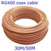 RG400 RG-400 Double Shielded RFCoaxial Cable Wire Adapter Connector RG400 Cable 50 Ohm High Quality 30M/50