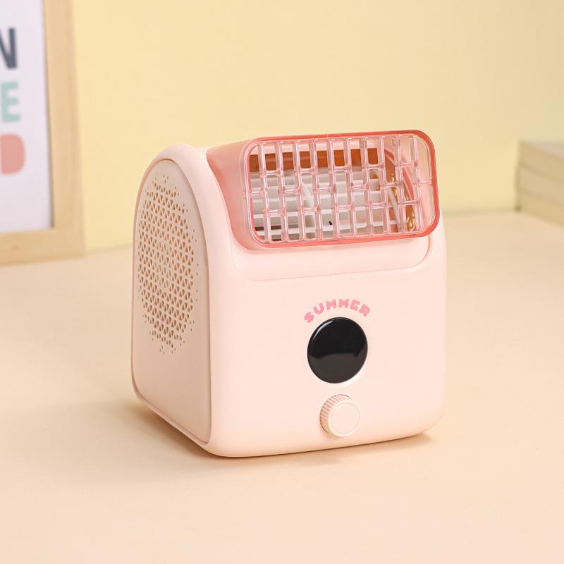 

USB Rechargeable Bladeless Turbine Fan - 120 Speed Settings for Dorm or Office 120*122*160mm