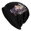 Game Anemo Geo Pyro Hydro Genshin Impact GANYU Bonnet Femme Hip Hop Knit Hat For Winter Warm Cryo Electro Dendro Beanies Caps