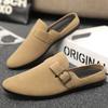 Fashion Half Slippers for Men Outdoor Mules Flat Sandals Man Rubber Original Low Price Mascullino Trend 2025 Fashion Summer Sale Shoes