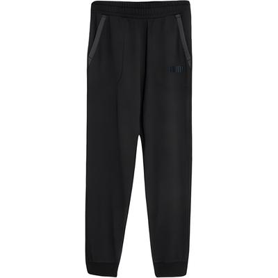 Modern Basics Sweatpants TR Casual Solid Comfortable Tapered Knit Joggers Men Bottoms Black 683437-01