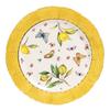 European Lemon Pattern Ceramic Dinner Steak Plate Bowl Fruit Candy Fruit Dim Sum Western Cuisine Plate Dishes Dinner Plates