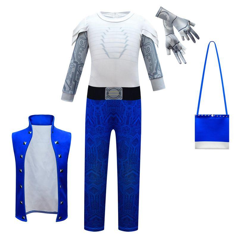 

Костюм инопланетного зомби для косплея для детей, комбинезон, Хэллоуин, карнавал, ролевая игра 150cm