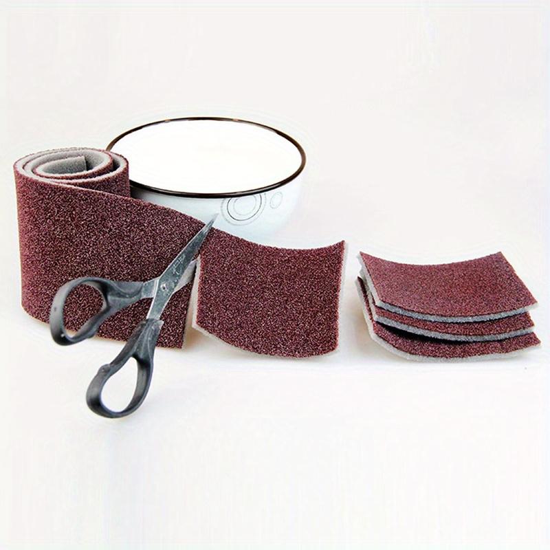 1Roll/10PCS Emery Sponge Magic Wipe Cleaning For Removeing Rust Pan Descaling Clean Rub Kitchen Gadget Bathroom Accessory Dish