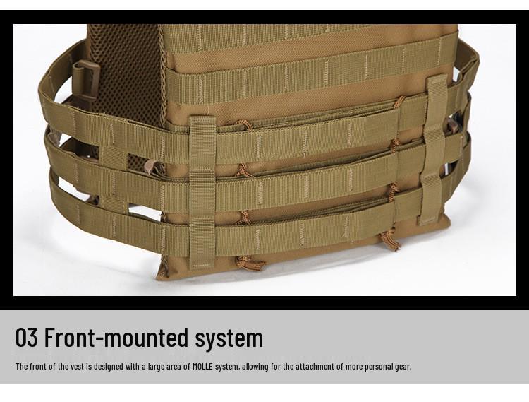 JPC Lightweight Tactical Camouflage Vest for Outdoor and Cosplay Activities