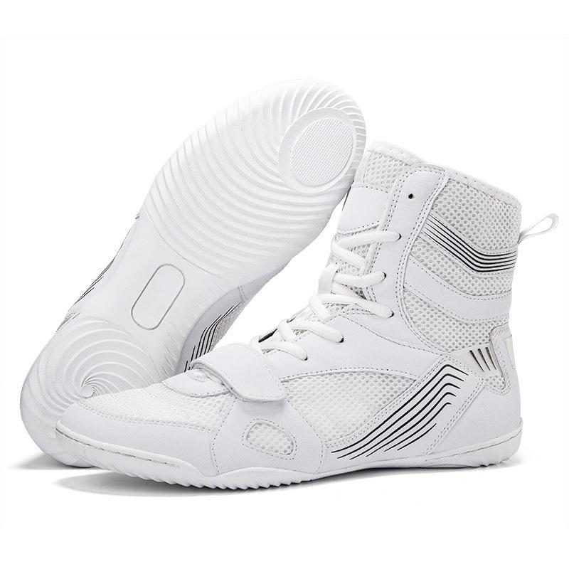 New Sanda Non-slip Wide Last Comprehensive Training Shoes Men's Wrestling Fighting Shoes Women's Fighting Boxing Shoes