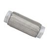2.5x8in Exhaust Flex Pipe Stainless Steel Braid Flexible Joint Coupling Tube Universal for Car