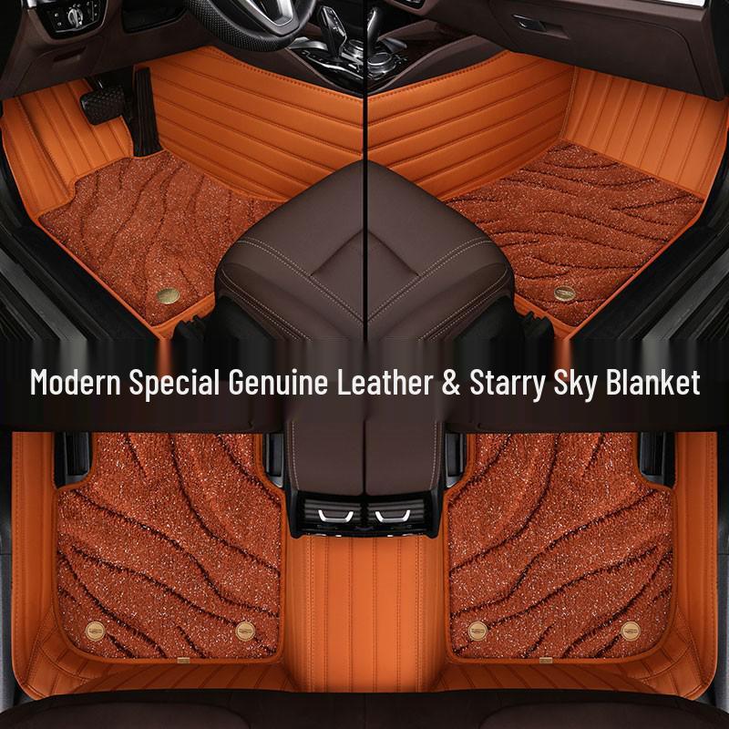 Benutzerdefinierte Vollumrandungs-Teppich-Fußmatten für 2021-2023 Beijing Hyundai Tucson