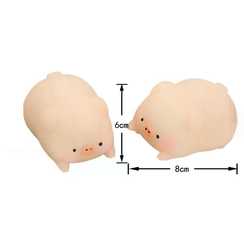 1Pcs Piglet Stress-relieving And Venting Toy Cute Little Pink Pig Squeeze Toys Kawaii Pet Fidget Props Gifts For Friends