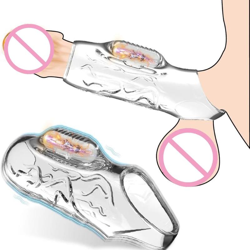 Silicone Vibrating Cock Ring for Men – Intense Penis Vibrator for Stronger, Longer-Lasting Erections (Adult Sex Toy)