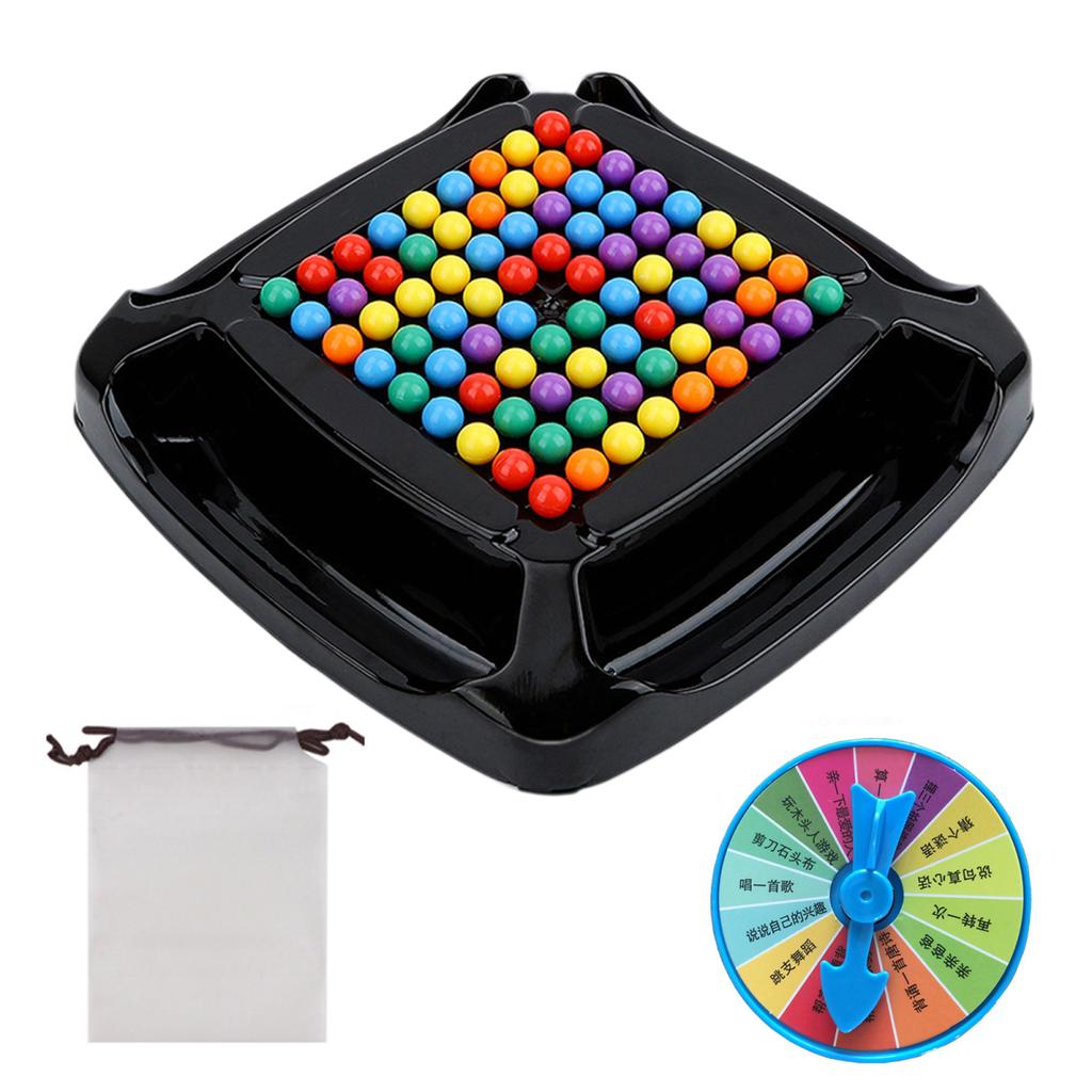 Duhová kulička Eliminační desková hra s 84/241 barevnými korálky, rozpoznáváním barev, soustředěním, logickým tréninkem, pro děti a dospělé, interaktivní vzdělávací šachová hračka