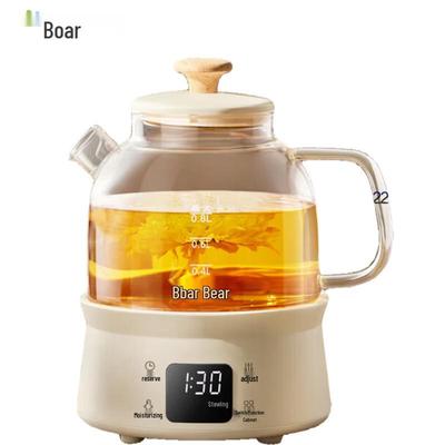 0.8L Full Glass Health & Flower Tea Pot CN Plug (adapter Included)