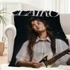 Charm Singer C-Clairo Throw Lightweight 240g Flannel Blanket Soft Skin-friendly for Summer Cooling