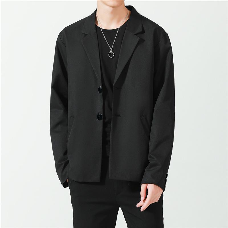 Men's DK Korean Style Casual Suit Jacket - Trendy, All-Match, Handsome Design for Spring and Autumn