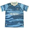 Camiseta de Fútbol Edición Nápoles para Hombre Manga Corta Luca Ku 11 Enzo 22 Fibra de Bambú Ropa Deportiva