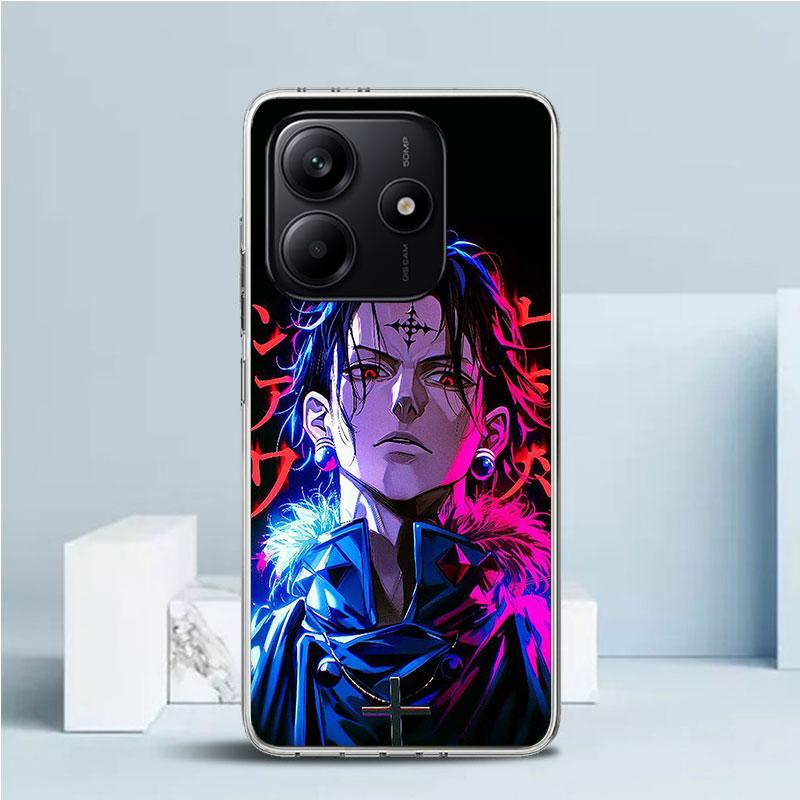 Huner X-Hunters Chrollo Shizuku Phone Case For Xiaomi Redmi Note 15 14 14S 13 12S 12 Pro Plus 11S 11 11T 11E 10S 10 + Soft TPU B