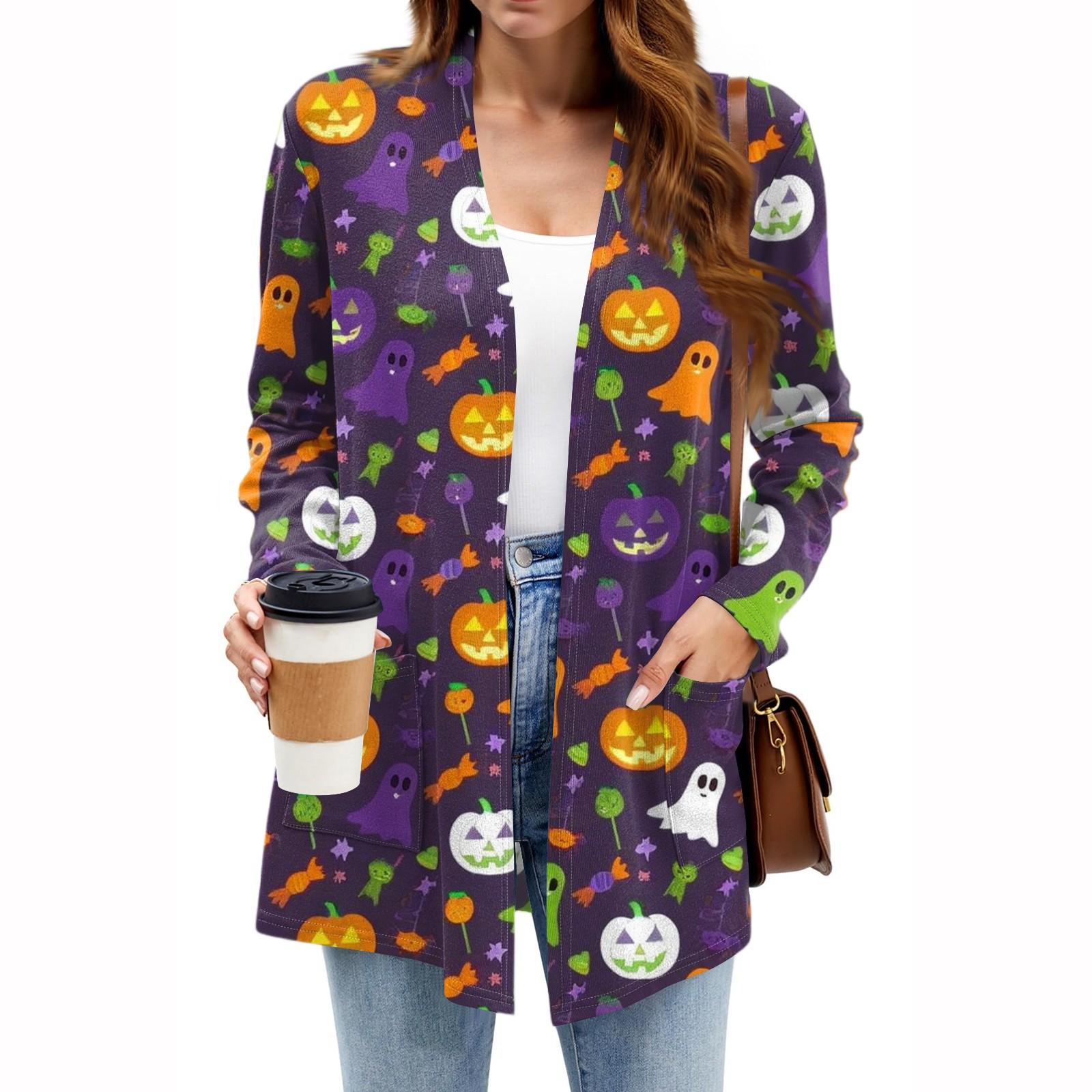 

Женские легкие кардиганы с открытой передней частью, с длинными рукавами, повседневные, свободные, тонкие кардиганы с карманами XL