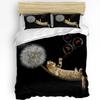 Castle Window Desk Moon Cat Book Witch Room Duvet Cover 3pcs Bedding Set Home Textile Quilt Cover Pillowcases No Sheet