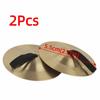 2Pcs Portable Belly Dance Cymbal Mini Finger Dial Pads Percussion Instrument  Education Props
