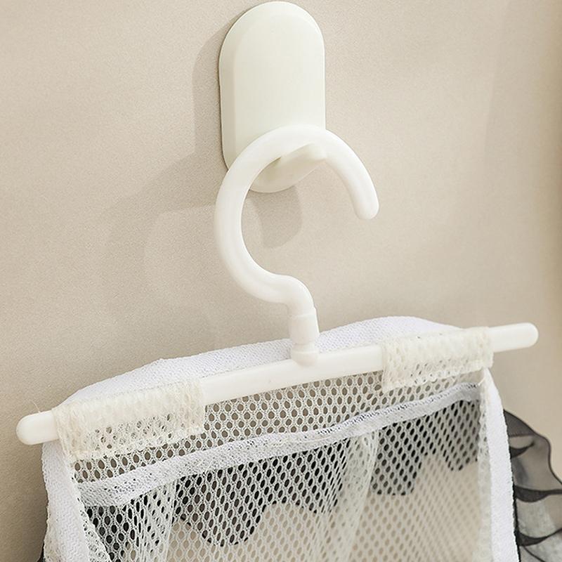 Breathable Mesh Hanging Bag Clothes Pin Holder With Hook Washable Clothespin Peg Storage Undergarment Laundry