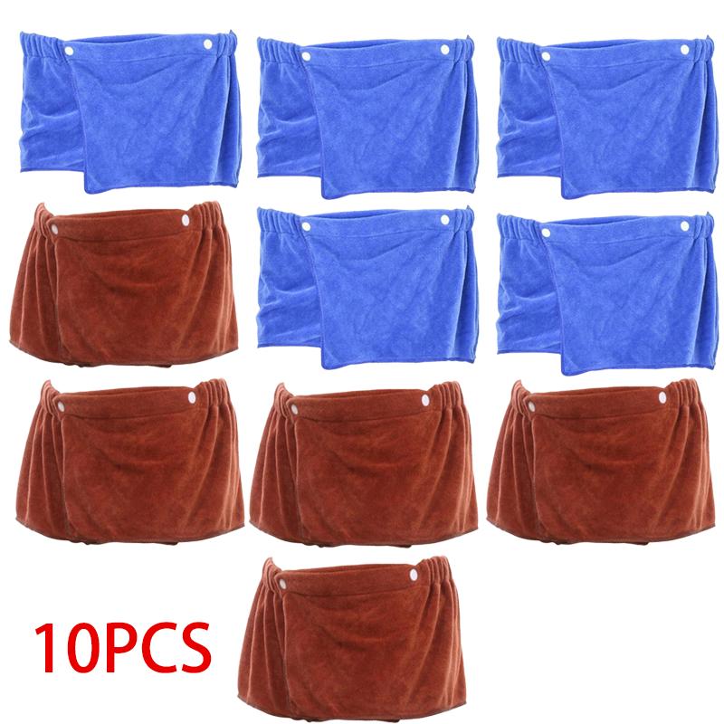 

10PCS Wearable Towel For Men Household Super Absorbent Men Nightwear Pants Side Split Pants Beach Bath Towel one size