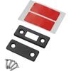 4 set Thin Magnetic Door Catch Latch with Screws & Stickers Strong Magnet Door Closer set for Furniture Cabinet Cupboard