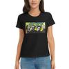 Camiseta Mujer Banda Nofx Gira Final Calavera Verano Manga Corta Camisetas Cuello Redondo Camisetas de Algodón Ropa Tops Streetwear