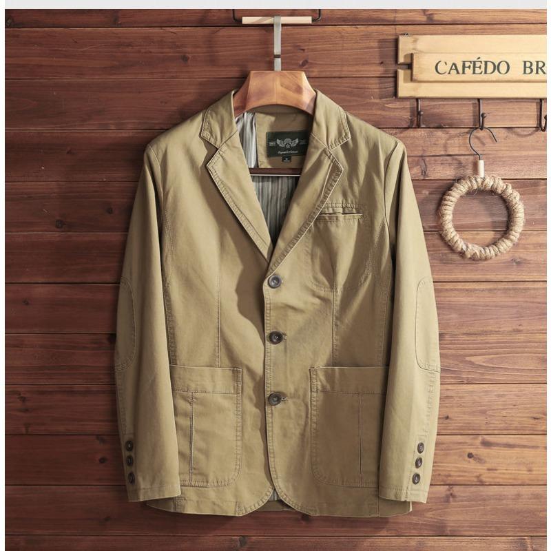 Spring and Autumn Jackets Men's Casual Suits Loose Jackets Casual Clothes Small Blazers Spring Tops