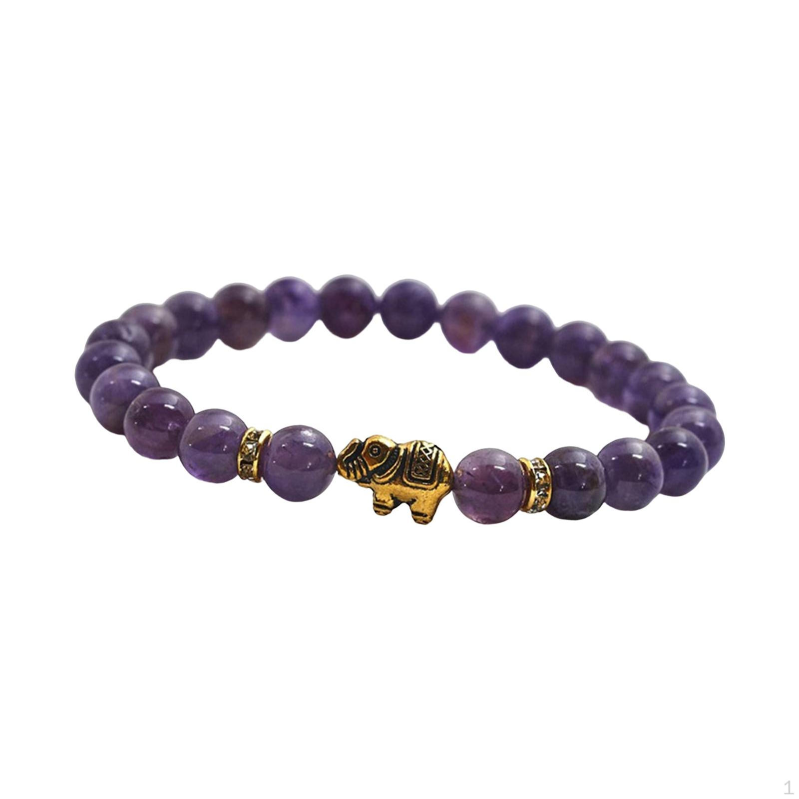 Elegant Beaded Bracelet for Special Occasions - Handcrafted Jewelry Gift Anniversaries and фиолетовый