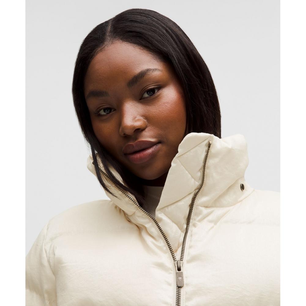 Lululemon Wunder Puff 600 Down Fill Jacket  Shine Light Ivory