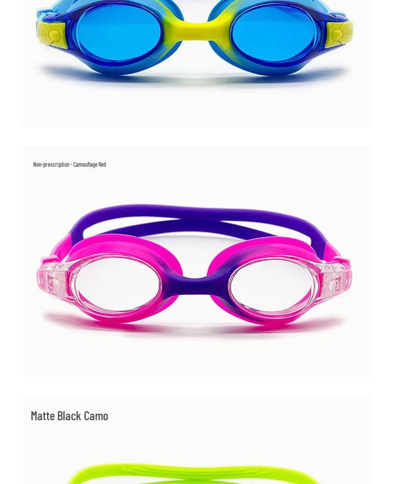 Bequeme Anti-Beschlag Wasserdichte HD Schwimmbrille für Kinder - Kein Kopfdruck