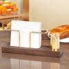 New Wood Tissue Holder Creative Design Elegant Toothpick Box Multifunction Desktop Organizer Dining Table