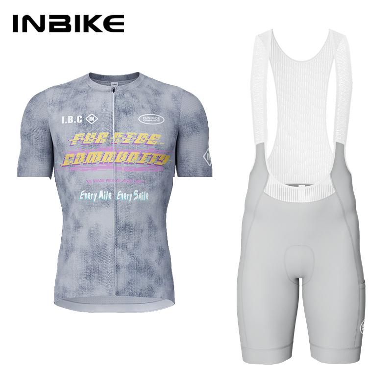 Maglia da Ciclismo da Strada con Tasche Maniche Corte Kit da Ciclismo Pantaloncini con Bretelle Imbottiti Abbigliamento da Ciclismo MTB Set Tuta da Ciclismo Estiva Traspirante 2026